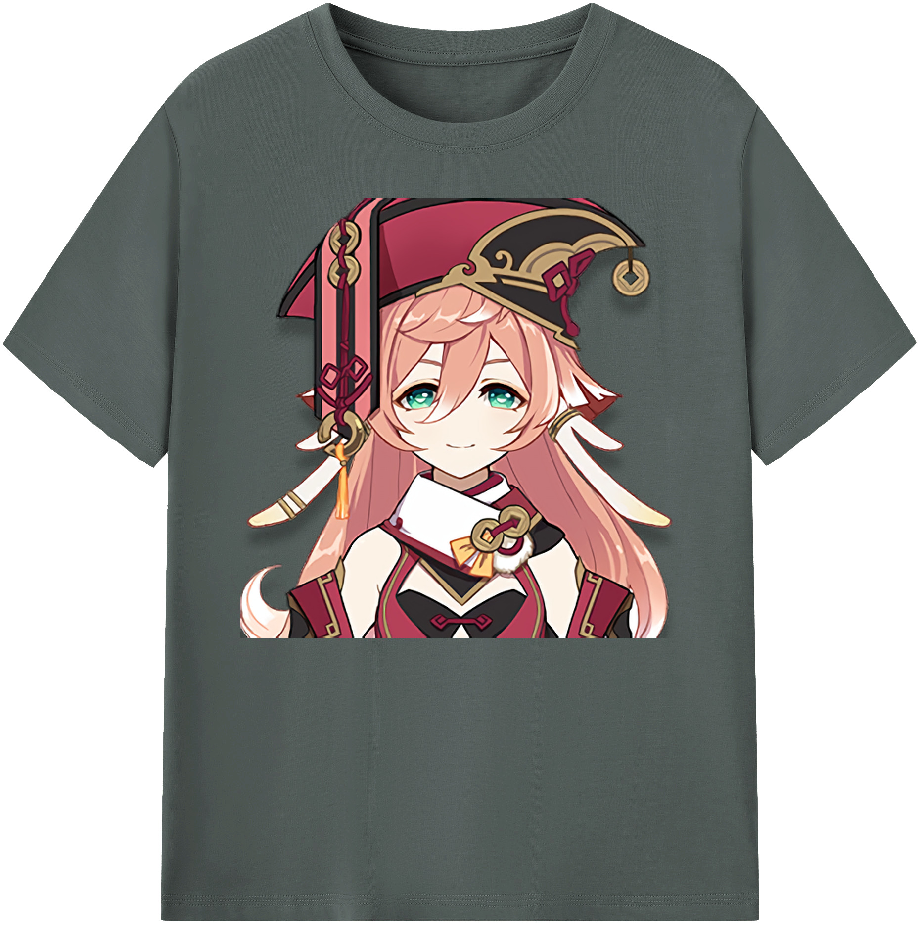 げんし神 ヤンフェイ genshin Yanfei 綿100％ メンズ半袖Tシャツ｜肌触りやわらか＆通気性